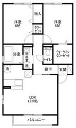 メルベーユの物件間取画像